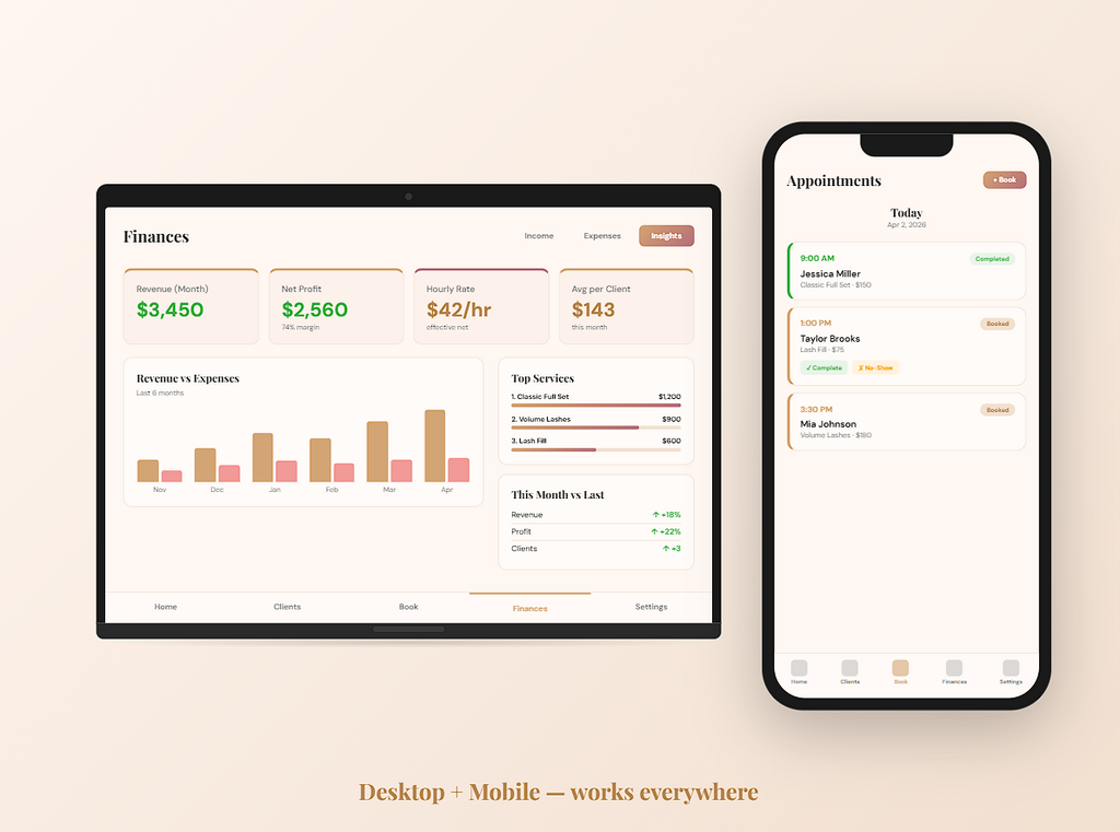 Beauty Business Hub — All-in-One Business Management Tool